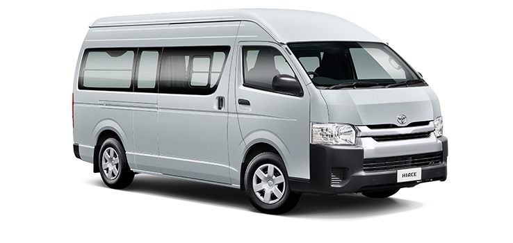 Toyota hiace for airport transfer